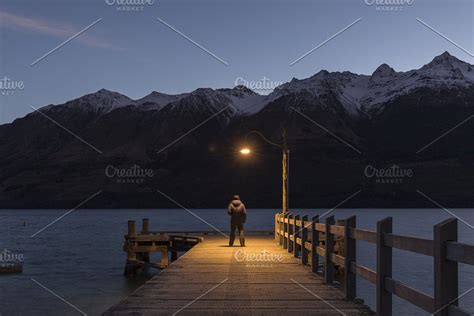 Jetty In Glenorchy New Zealand Featuring Glenorchy Jetty And South