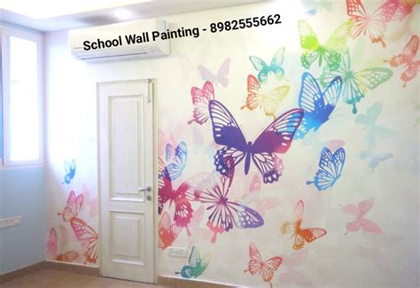 Playschool Wall Paintingnursery School Wall Painting Artistschool