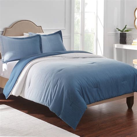 Ombre Fullqueen Blue Comforter Set