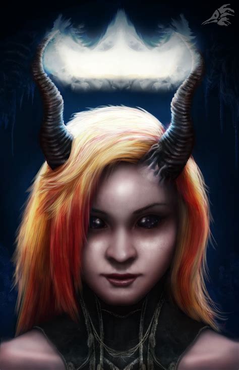 Girl With Horns Mrcrowley90