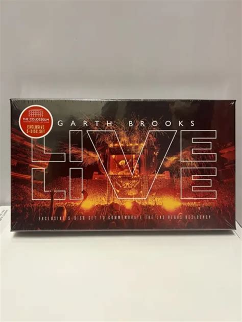 Garth Brooks Live Live Exclusive 5 Disc Set Rare Collectors Cover