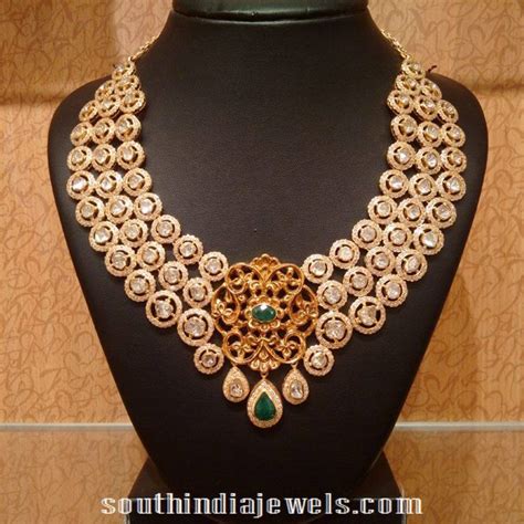 Bridal Polki Necklace From Naj ~ South India Jewels