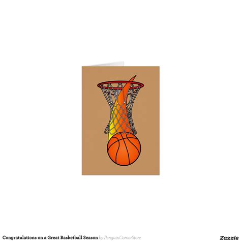 Congratulations On A Great Basketball Season Cards Zazzle