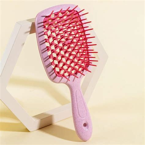 wide teeth air cushion combs women scalp massage comb hairbrush hollowing out hair brush home