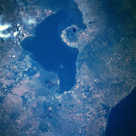Satellite Image Photo Of Lake Managua Nicaragua