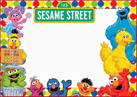 Sesame Street Free Printable Templates