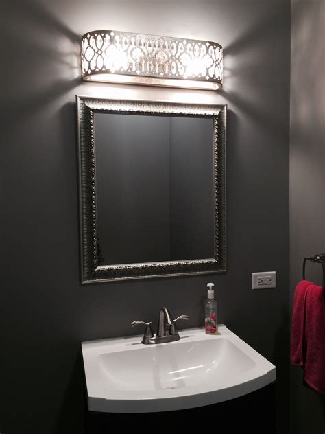 Powder Room Bathroom Mirror Framed Bathroom Mirror Lighted Bathroom