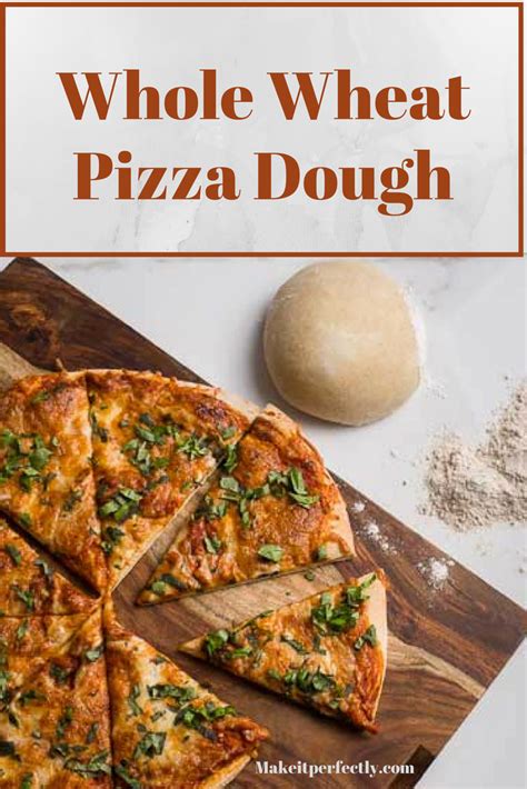 Whole Wheat Pizza Dough Recipe With Images Whole Wheat Pizza