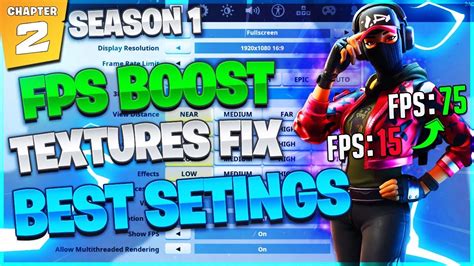 Fortnite chapter 2 season 5 has just gone live, and we've got a preview of the latest battle pass. Fortnite Chapter 2 Season 1 Best Settings for FPS Boost ...