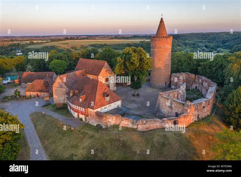 Aerial View Of Burg Stargard In Mecklenburg Stock Photo Alamy
