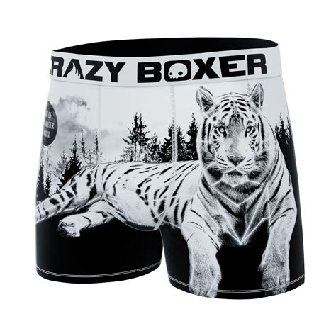 Black And White Tiger Mens Underwear Boxer Briefs Fruugo Uk