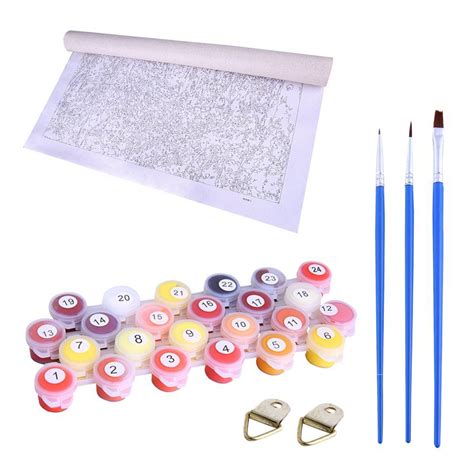 Diy Oil Painting Paint By Numbers Kits For Adults Kids Beginner Bride