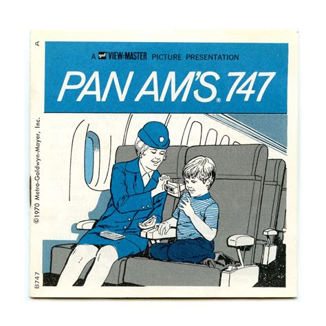 pan am s 747 view master 3 reel packet 1970s views vintage b7 worldwideslides