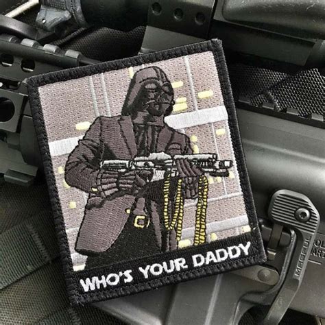 Tactical Darth Vader Whos Your Daddy Patch Morale Patch Cool