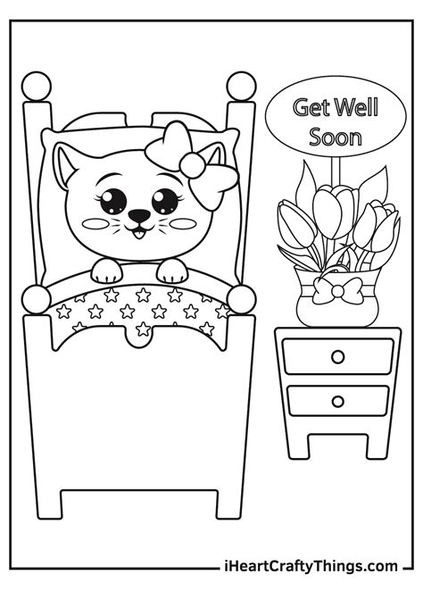 Free Printable Get Well Cards To Color - Printable Templates