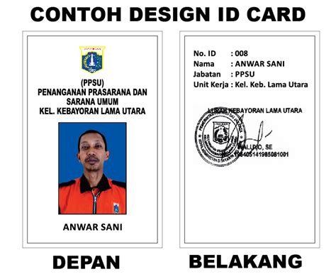 Berkah Prima Mandiri: Contoh Id card