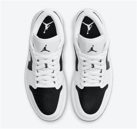 Air Jordan 1 Low Panda White Black Dc0774 100 Release Date Sbd