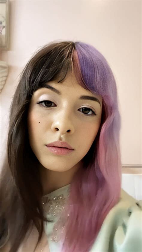Purple Hair Suits Her 💜 Melanie Martinez Purple Hair Celebrity Crush