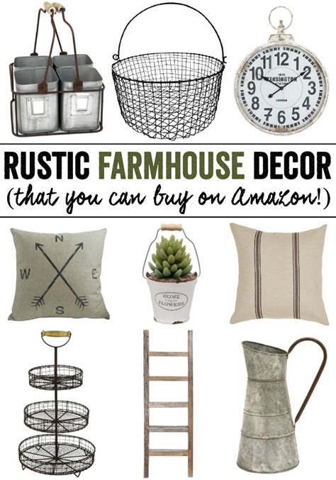 These home decor items amazon provide excellent price reduction on a wide variety of categories. Rustic Farmhouse Decor (from Amazon!) - Kendall Rayburn