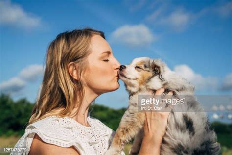 Dog Kiss On Cheek Photos And Premium High Res Pictures Getty Images