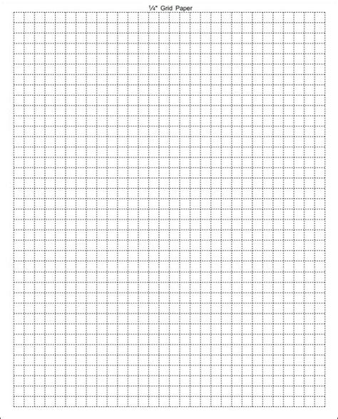 1 4 Inch Printable Graph Paper Full Sheet