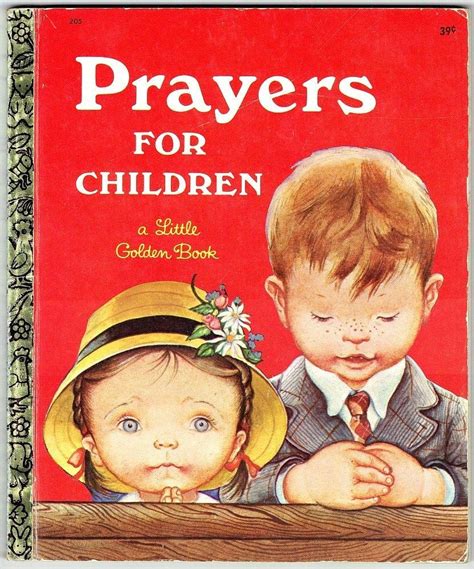 Vintage 1969 Little Golden Book Prayers For Children Eloise Wilkin