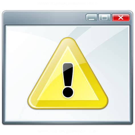 Iconexperience V Collection Window Warning Icon