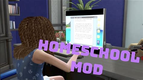 Homeschool Mod Mod Review The Sims 4 Youtube