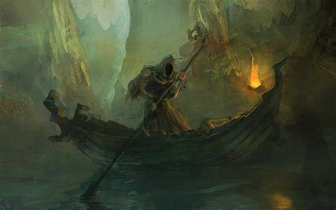 Wallpaper Fantasy Art Vehicle Mythology Ghost Ship Charon