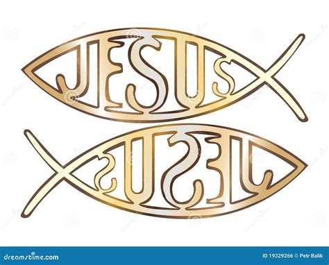 Two Christian Fish Symbol Royalty Free Stock Image Image 19329266