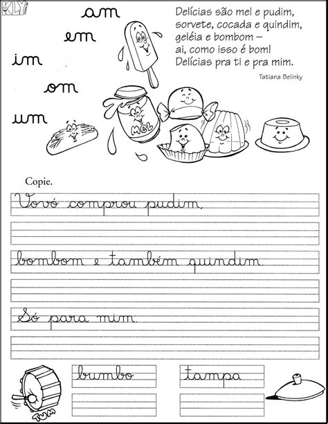 Atividades De Letra Cursiva Para Alfabetiza O Infantil Desenhos Para