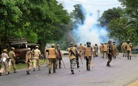 Photos People Block Nh 37 In Assam Protesting Police Action Rediff