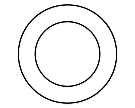 Double Circle Frame Svg Circle Monogram Svg Circle Split Etsy Canada