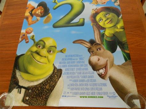 Shrek 2 Movie Poster Double Sided Original 27 X 40 2098352011