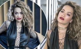 rita ora sizzles in racy stills from your song video daily mail online