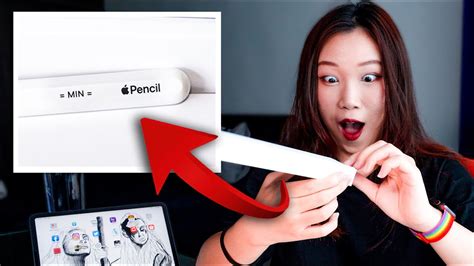 New Engraved Apple Pencil 2 Unboxing Youtube