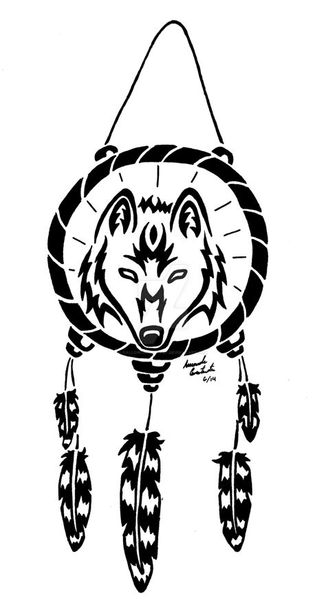 Wolf Dreamcatcher By Fallowsingerwolf On Deviantart