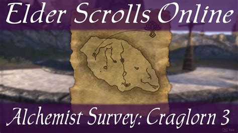 Alchemist Survey Craglorn Elder Scrolls Online Eso Youtube