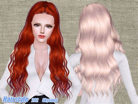 The Sims Resource Skysims Hair 202