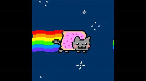 Anime, anime girls, cat girl, glitch art, pink, artwork, digital art. Nyan cat (aka pop tart cat) (IndexNation's glitch remix ...