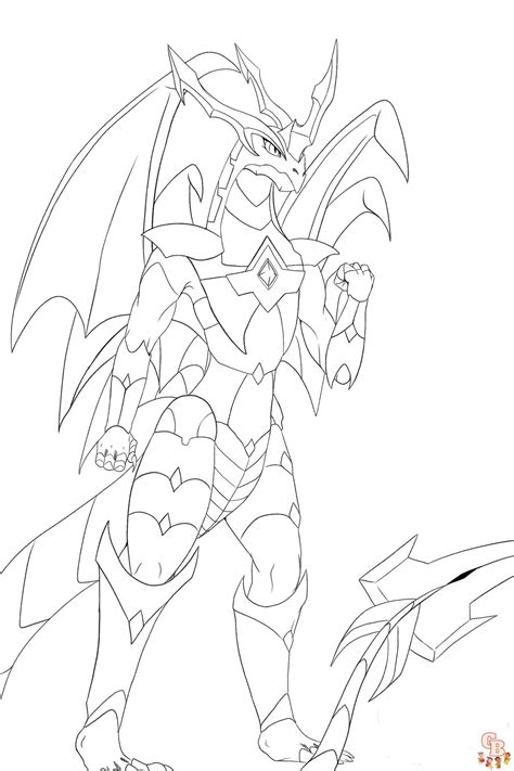 Bakugan Coloring Pages Neo Dragonoid Xcolorings The Best Porn Website