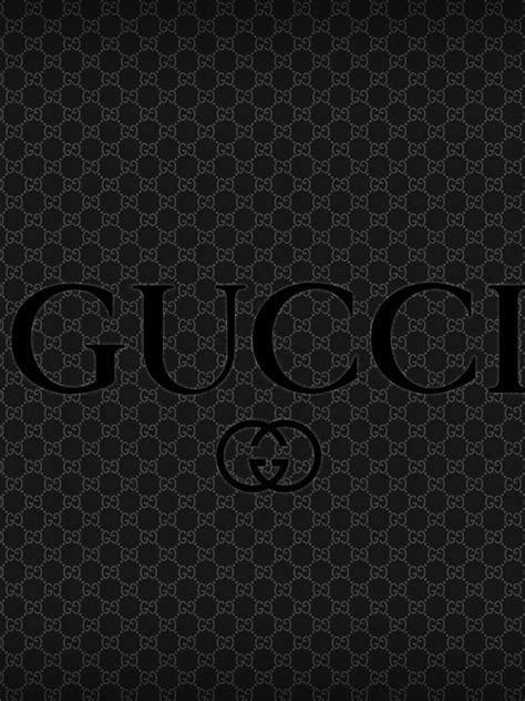 1536x2048 Black Gucci Logo Brand 1536x2048 Resolution Wallpaper Hd