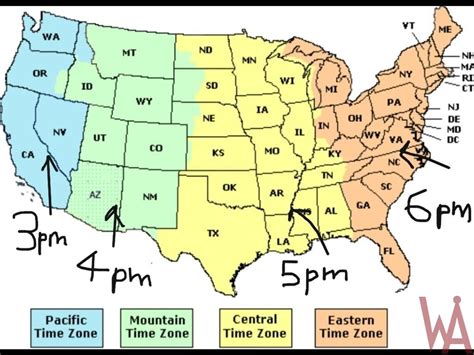 Us Time Zones Eastern Time Zone Wikipedia Time Zones In United