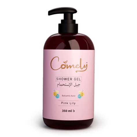 comely pink lily shower gel 350ml