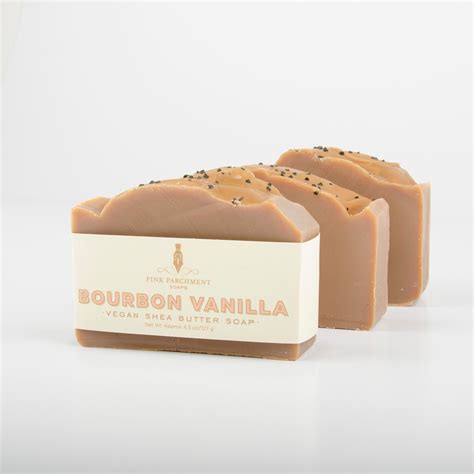 Bourbon Vanilla Soap Natural Soap Set Of 3 Stocking Etsy Uk