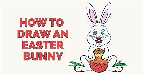 How To Draw An Easter Bunny Really Easy Drawing Tutorial Bunny