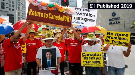 Philippines Sets Deadline For Canada To Take Back Trash The New York