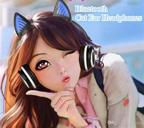 Free Wallpaper Anime Girl Cat Headphones