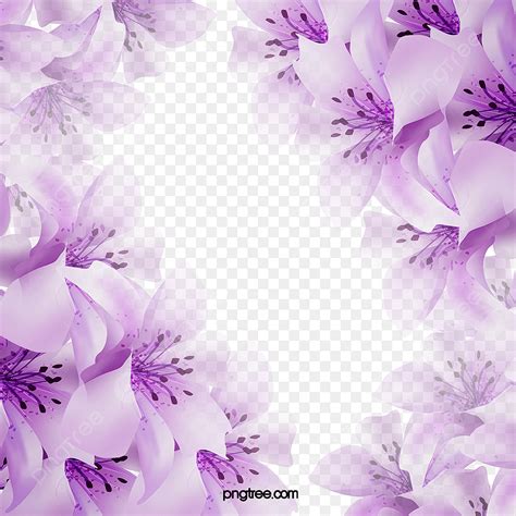 Purple Flower Fantasy Png Image Fantasy Purple Flower Flower Clipart