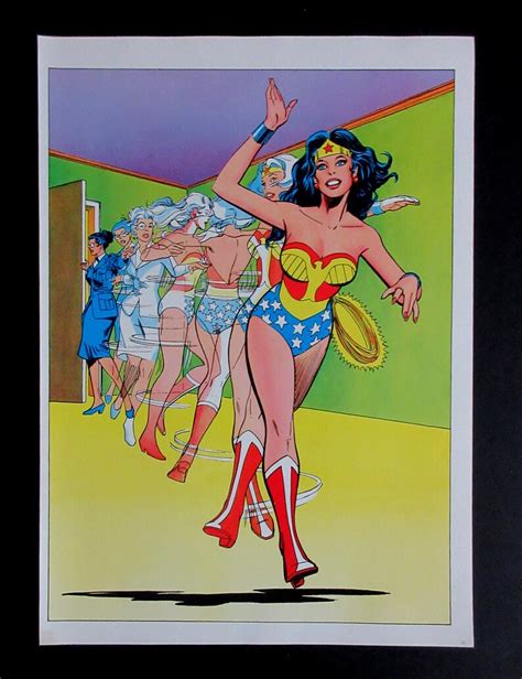 Wonder Woman Poster Pinup Rare Vintage Original Etsy
